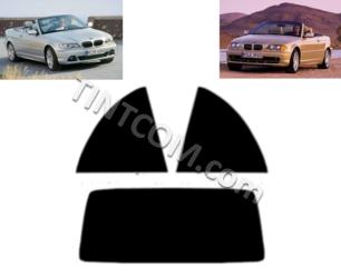                                 Тонировка - BMW 3 серия Е46 (2 двери, Кабриолет, 2000 - 2007) Johnson Window Films - серия Ray Guard
                            